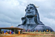 At a Height of 112 Feet, The Adiyogi Shiva Statue in Coimbatore is The Largest Bust Sculpture in The World!