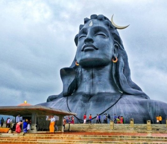 At a Height of 112 Feet, The Adiyogi Shiva Statue in Coimbatore is The Largest Bust Sculpture in The World!